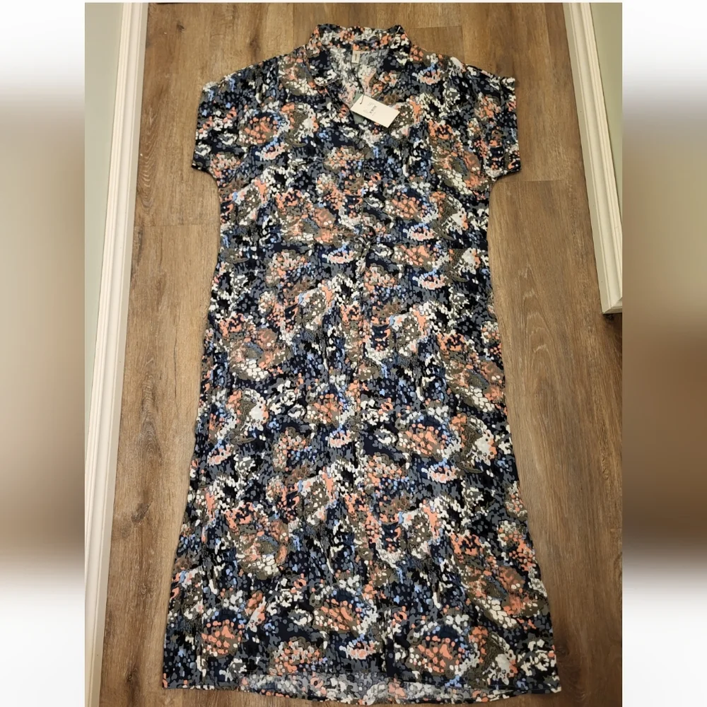 Soya Concept Ilma 3 Floral Dress Size Large Multi Color - Picture 3 of 11